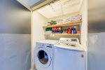 Terrace Level Laundry Room with Washer and Dryer